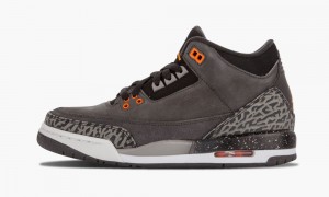 Nike Air Jordan 3 Retro (GS) 'Fear Pack' Kids Shoes Grey | 075293-BKM