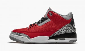 Nike Air Jordan 3 Retro SE 'Unite - CHI Exclusive' Mens Shoes Red | 589740-HMK