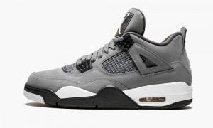 Nike Air Jordan 4 Retro 'Cool Grey' Mens Shoes Grey / Dark Grey | 150472-IST