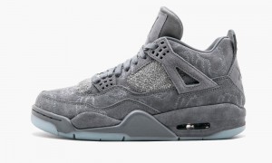 Nike Air Jordan 4 Retro Kaws 'KAWS' Mens Shoes Grey / White | 915632-HZC