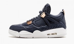 Nike Air Jordan 4 Retro Premium 'Obsidian' Mens Shoes Obsidian | 891643-NPQ