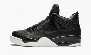 Nike Air Jordan 4 Retro Premium 'Pinnacle' Mens Shoes Black | 358026-DXI