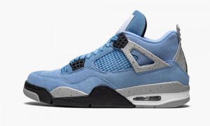 Nike Air Jordan 4 Retro 'University Blue' Mens Shoes Blue / Grey | 537246-DLJ