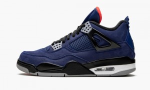 Nike Air Jordan 4 WNTR 'Winterized Loyal Blue' Mens Shoes Blue / White / Red | 410259-ZCN