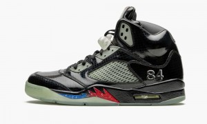 Nike Air Jordan 5 Retro 'Transformers - Black Ops' Mens Shoes Black | 829310-GTI