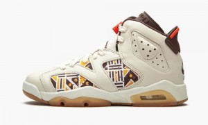 Nike Air Jordan 6 GS 'Quai 54' Kids Shoes Brown | 413769-LEJ