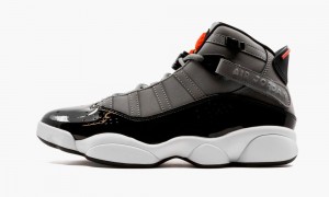 Nike Air Jordan 6 RINGS Mens Shoes Deep Grey / Orange | 913054-VDN