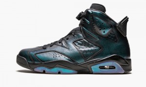 Nike Air Jordan 6 Retro AS 'All Star Game / Chameleon' Mens Shoes Black / White | 432180-KYL