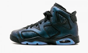 Nike Air Jordan 6 Retro AS BG 'All-Star - Chameleon' Kids Shoes Black / White | 874306-RYX