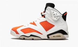 Nike Air Jordan 6 Retro 'Gatorade' Mens Shoes White / Orange / Black | 629510-FUJ