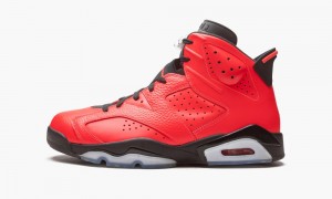 Nike Air Jordan 6 Retro 'Infrared 23' Mens Shoes Black | 659047-DVL