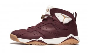 Nike Air Jordan 7 Retro C&C 'Cigar' Mens Shoes Burgundy / White | 071829-TQO