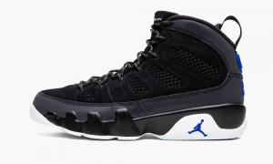 Nike Air Jordan 9 'Racer Blue' Mens Shoes Black / White / Blue | 564802-QIF