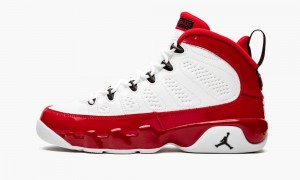 Nike Air Jordan 9 Retro GS 'Gym Red' Kids Shoes White / Black / Red | 471905-FRT