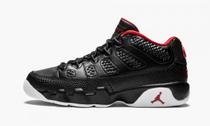 Nike Air Jordan 9 Retro Low BG Kids Shoes Black / Red / White | 370586-UOL