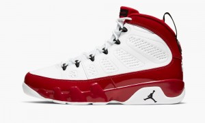 Nike Air Jordan 9 'White/Red/Black' Mens Shoes White / Black / Red | 371842-CUJ