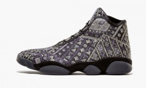 Nike Air Jordan Horizon Premium Mens Shoes Black / Purple Grey | 056438-SKO