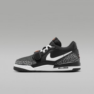 Nike Air Jordan Legacy 312 Low Kids Shoes Black | 489315-FBC