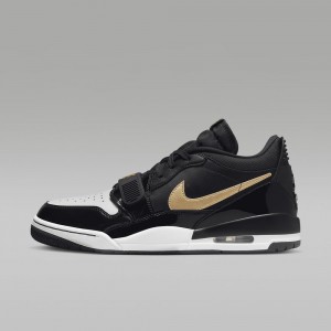 Nike Air Jordan Legacy 312 Low Mens Shoes White / Black / Gold | 634209-IJY