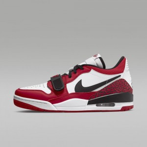 Nike Air Jordan Legacy 312 Low Mens Shoes White / Red / Black | 143057-NGM