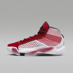 Nike Air Jordan XXXVIII "Celebration" Mens Shoes Red / White | 937086-RHO