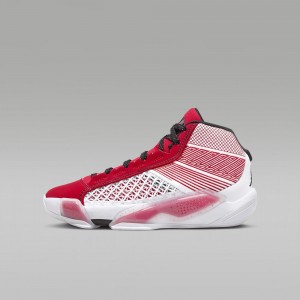 Nike Air Jordan XXXVIII "FIBA" Kids Shoes Red / White | 461238-GHX