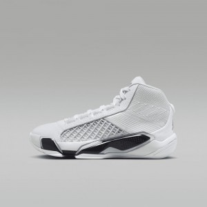 Nike Air Jordan XXXVIII "FIBA" Kids Shoes White | 918564-HEB