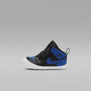 Nike Jordan 1 Kids Shoes Black / White / Royal | 149263-RGO