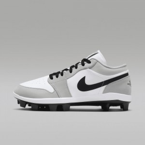 Nike Jordan 1 Retro MCS Low Mens Shoes Grey / White / Black | 807192-ZWS