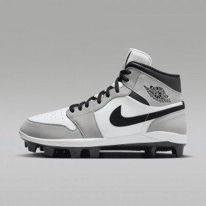 Nike Jordan 1 Retro MCS Mens Shoes Grey / White / Black | 823179-KGH