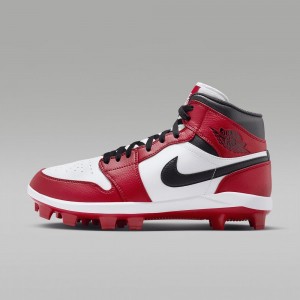 Nike Jordan 1 Retro MCS Mens Shoes Red / White / Black | 908135-KEW