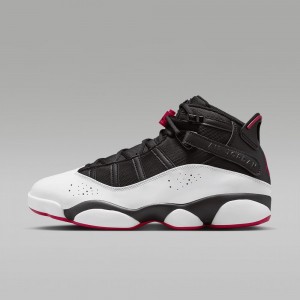 Nike Jordan 6 Rings Mens Shoes Black / White | 896351-YKR