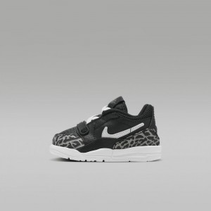 Nike Jordan Legacy 312 Low Kids Shoes Black / White | 276381-HMR