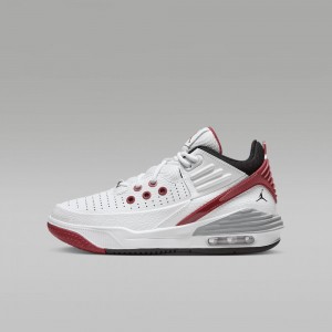 Nike Jordan Max Aura 5 Kids Shoes White / Red | 953284-TUH