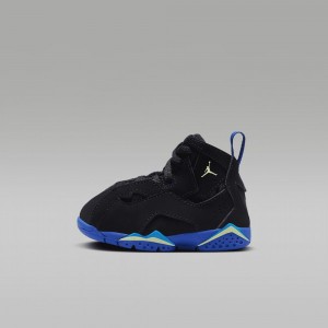 Nike Jordan True Flight Kids Shoes Black / Blue | 894713-QZX