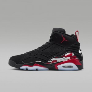 Nike Jumpman MVP Mens Shoes Black / White / Red | 642579-BQC