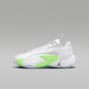 Nike Luka 2 "The Pitch" Kids Shoes White / Green | 198642-AFD