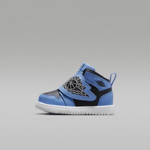 Nike Sky Jordan 1 Kids Shoes Blue / White / Black | 694315-KXC