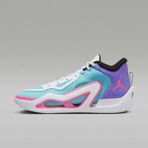 Nike Tatum 1 "Arena Fits" Mens Shoes Blue / pink / Purple | 743510-FDI