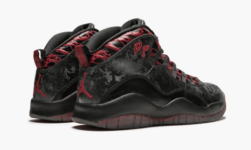 Nike Air Jordan 10 Retro DB 'Doernbecher' Mens Shoes Black / Red | 821596-FMT