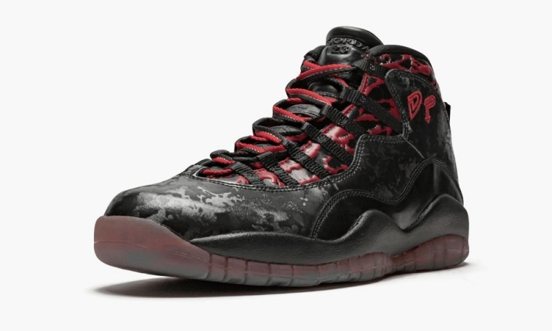 Nike Air Jordan 10 Retro DB 'Doernbecher' Mens Shoes Black / Red | 821596-FMT