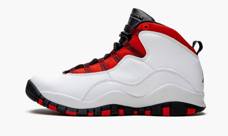 Nike Air Jordan 10 Retro (GS) \'Russell Westbrook\' Kids Shoes White / Black / Red | 103847-BGJ