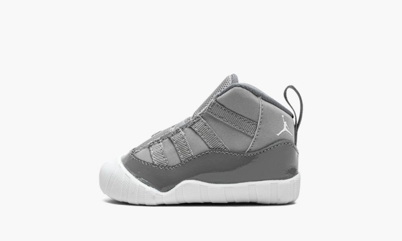 Nike Air Jordan 11 Crib Bootie \'Cool Grey\' Kids Shoes Grey / Multicolor | 267495-PZL