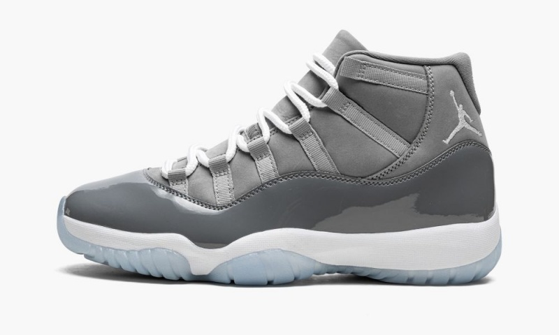 Nike Air Jordan 11 Retro \'Cool Grey\' 2021 Mens Shoes Grey / White | 572086-QPH