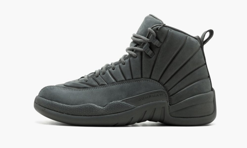 Nike Air Jordan 12 Retro \'PSNY\' Mens Shoes Dark Grey / Dark Grey / Black | 271840-ASR