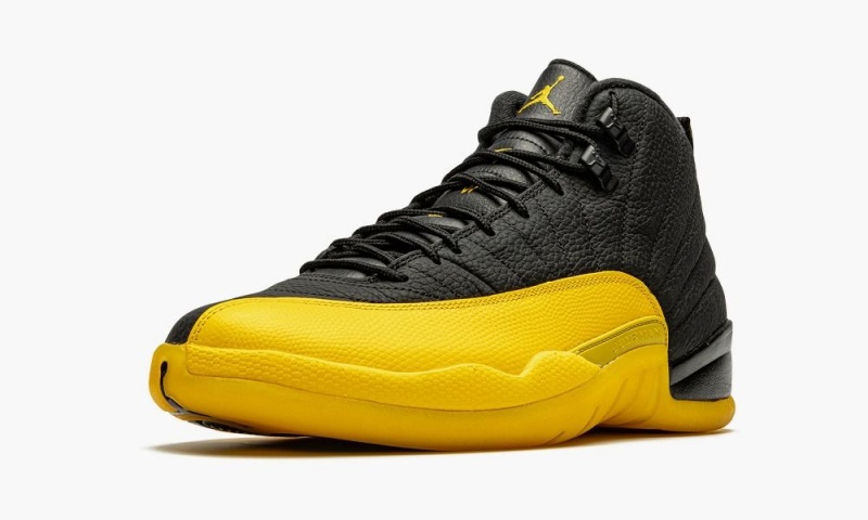 Nike Air Jordan 12 Retro 'University Gold' Mens Shoes Black / Black / Gold | 170329-UDY