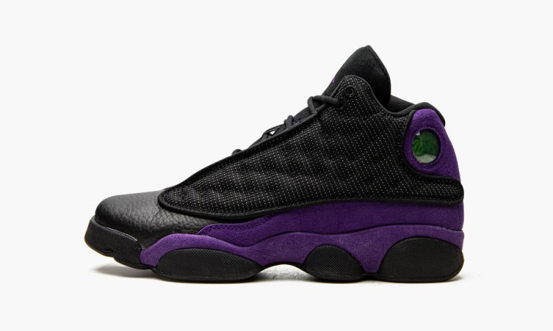 Nike Air Jordan 13 Retro GS \'Court Purple\' Kids Shoes Black / Purple / White | 143298-YIR