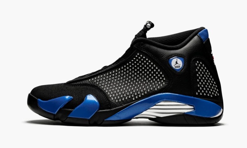 Nike Air Jordan 14 Retro \'Supreme\' Mens Shoes Black / Royal | 690317-ORD