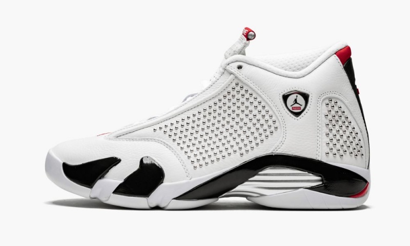 Nike Air Jordan 14 Retro \'Supreme\' Mens Shoes White / Black / Red | 168057-SLX