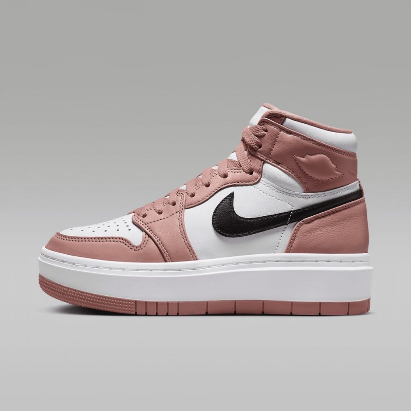 Nike Air Jordan 1 Elevate High Mens Shoes Pink / White | 634027-MLV